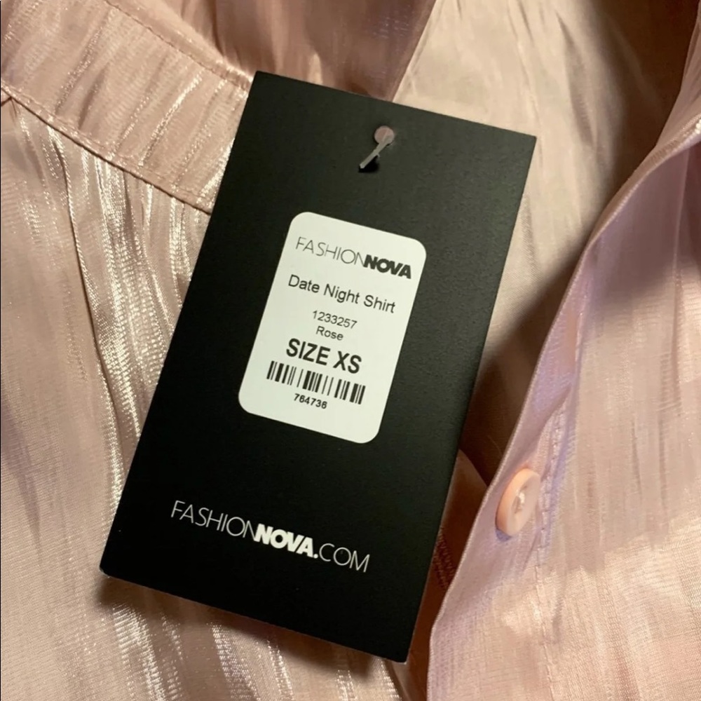 Fashion Nova Date Night Dress Shirt - Picture 5 of 5
